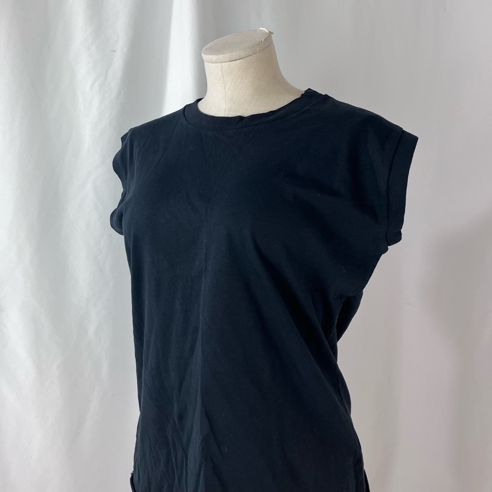 Frank & Eileen ‘Aiden’ Black Muscle Tee - Picture 5 of 7